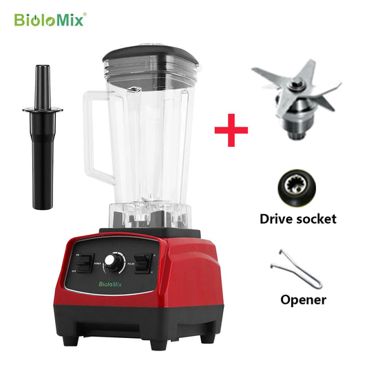 Biolomix Heavy Duty Commercial Blender 2200W 3HP Food Processor