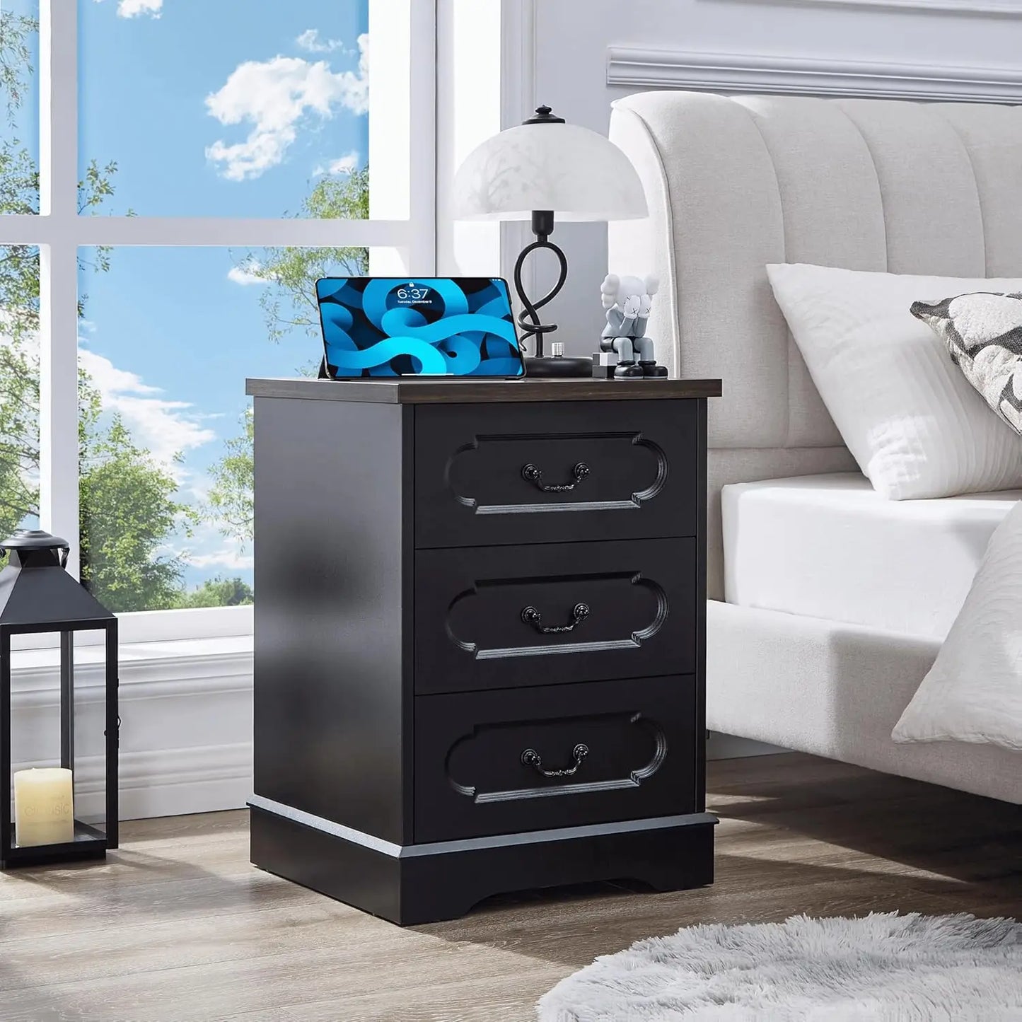 Farmhouse Wood Dresser For Bedroom Chest Of Drawers
