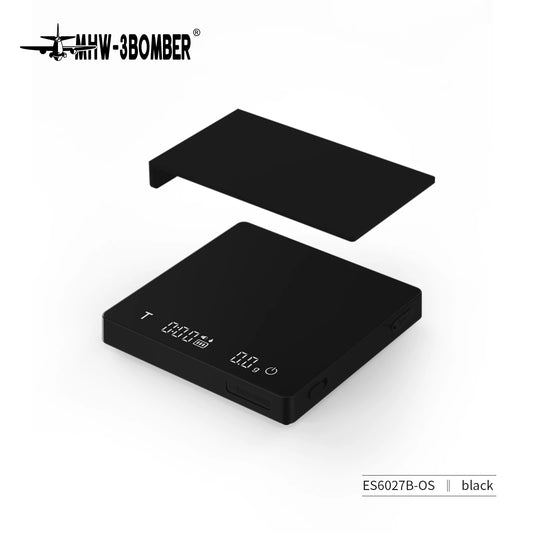 MHW-3BOMBER Coffee Scale With Timer Rechargeable 2kg Capacity